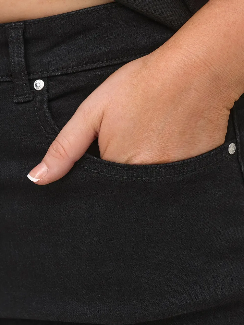 CARWILLY Hög midja Vida ben Denimshorts