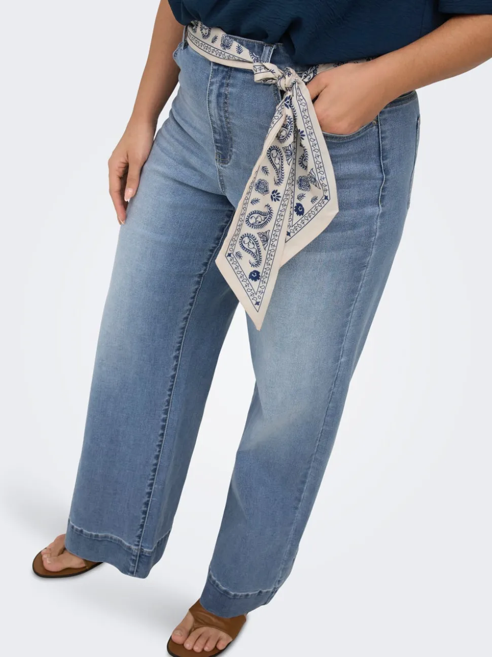 CARWILLY Hög midja Vida ben Jeans