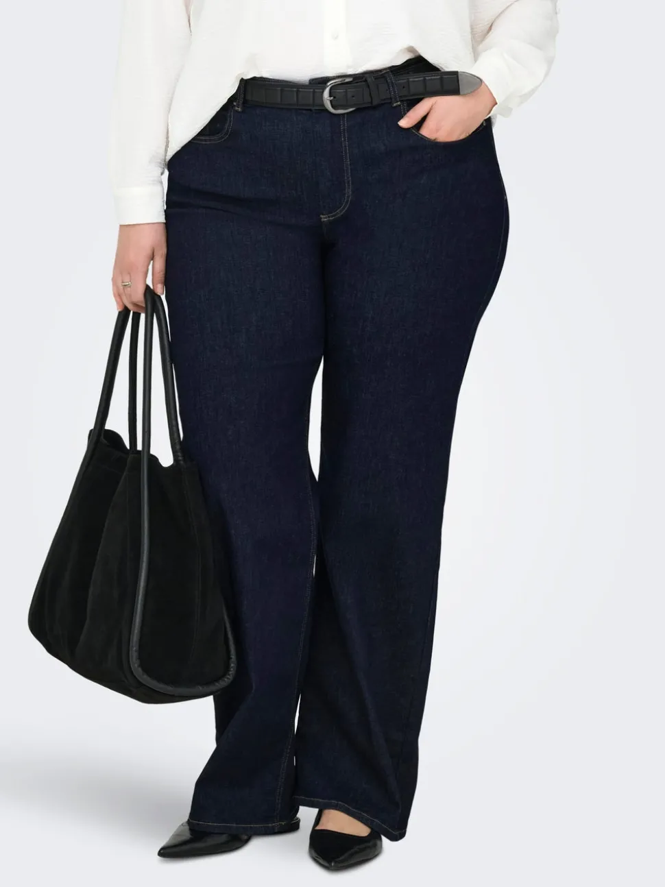 CARWILLY Hög midja wide Fit Jeans