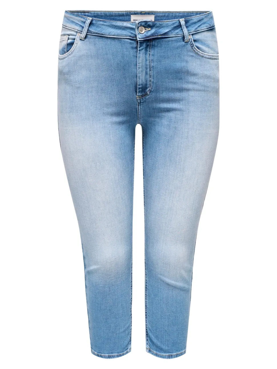 CARWILLY Medelhög midja capri Skinny Fit Jeans