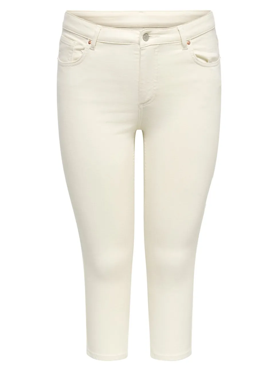 CARWILLY Medelhög midja capri Skinny Fit Jeans