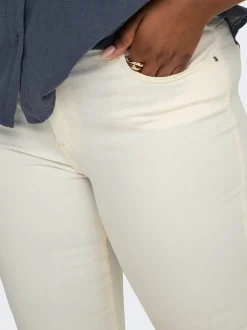 CARWILLY Medelhög midja capri Skinny Fit Jeans