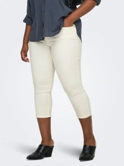 CARWILLY Medelhög midja capri Skinny Fit Jeans