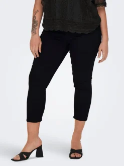 CARWILLY Medelhög midja capri Skinny Fit Jeans
