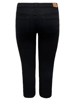 CARWILLY Medelhög midja capri Skinny Fit Jeans