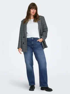 CARWILLY Medelhög midja Rak passform Jeans