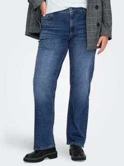 CARWILLY Medelhög midja Rak passform Jeans