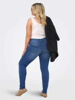 CARWILLY Medelhög midja Skinny Fit Ankellängd Jeans