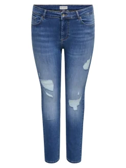 CARWILLY Medelhög midja Skinny Fit Ankellängd Jeans