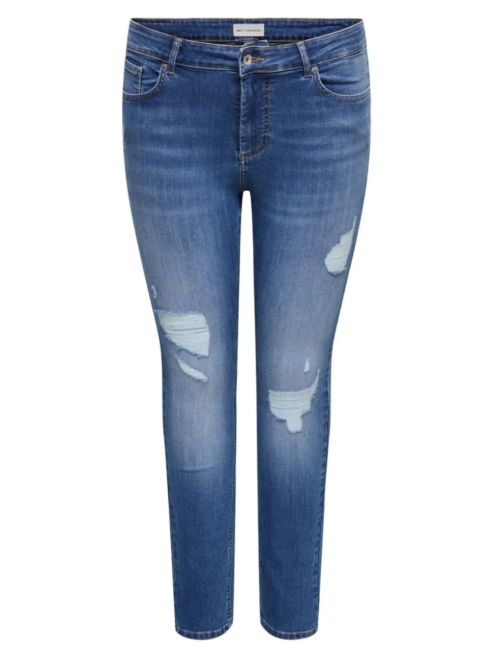 CARWILLY Medelhög midja Skinny Fit Ankellängd Jeans