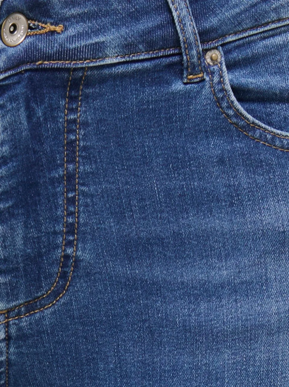 CARWILLY Medelhög midja Skinny Fit Ankellängd Jeans