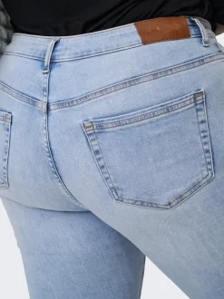 CARWILLY Medelhög midja Skinny Fit Ankellängd Jeans
