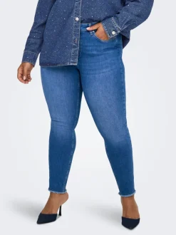 CARWILLY Medelhög midja Skinny Fit Jeans