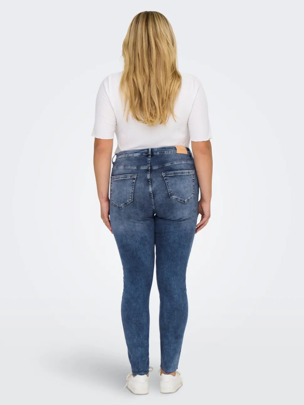 CARWILLY Medelhög midja Skinny Fit Ankellängd Jeans
