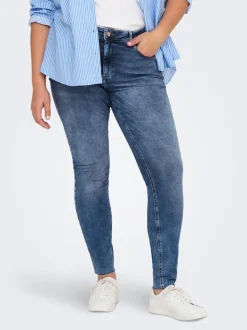 CARWILLY Medelhög midja Skinny Fit Ankellängd Jeans