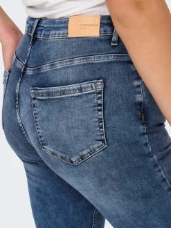 CARWILLY Medelhög midja Skinny Fit Ankellängd Jeans