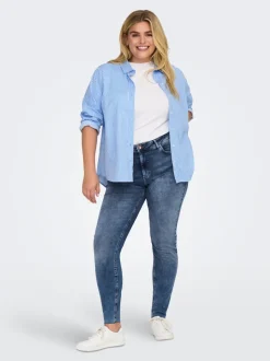 CARWILLY Medelhög midja Skinny Fit Ankellängd Jeans