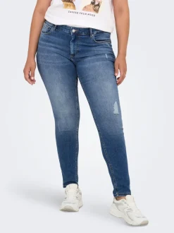 CARWILLY Medelhög midja Skinny Fit Ankellängd Jeans