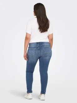 CARWILLY Medelhög midja Skinny Fit Ankellängd Jeans