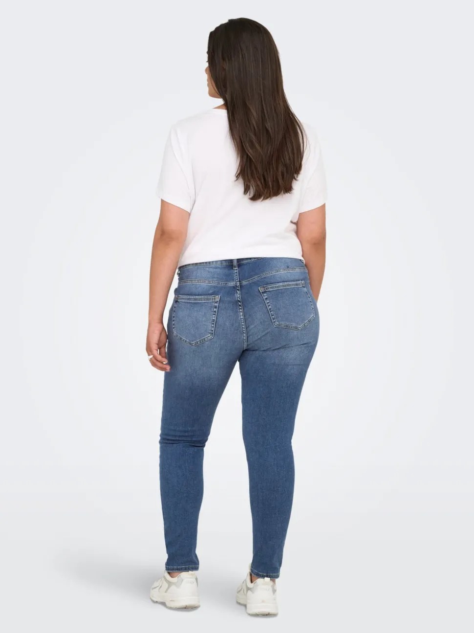 CARWILLY Medelhög midja Skinny Fit Ankellängd Jeans