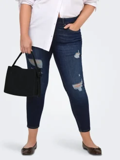 CARWILLY Medelhög midja Skinny Fit Ankellängd Jeans