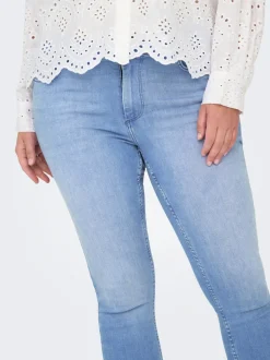 CARWILLY Medelhög midja Skinny Fit Ankellängd Jeans