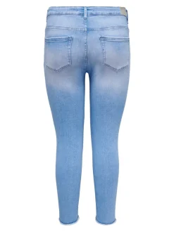 CARWILLY Medelhög midja Skinny Fit Ankellängd Jeans