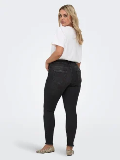 CARWILLY Medelhög midja Skinny Fit Ankellängd Jeans