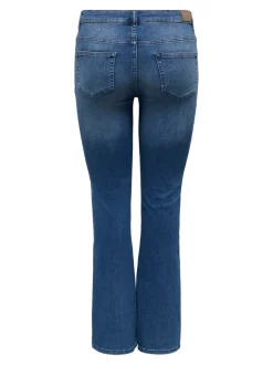 CARWILLY Medelhög midja Utsvängd passform Jeans