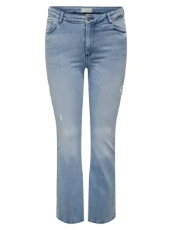 CARWILLY Medelhög midja Utsvängd passform Jeans