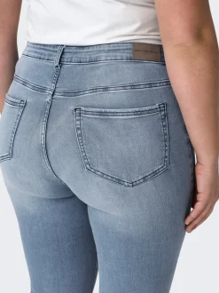 CARWILLY Medelhög midja Utsvängd passform Jeans