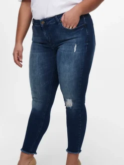 CARWILLY Normal midja Skinny Fit Ankellängd Jeans