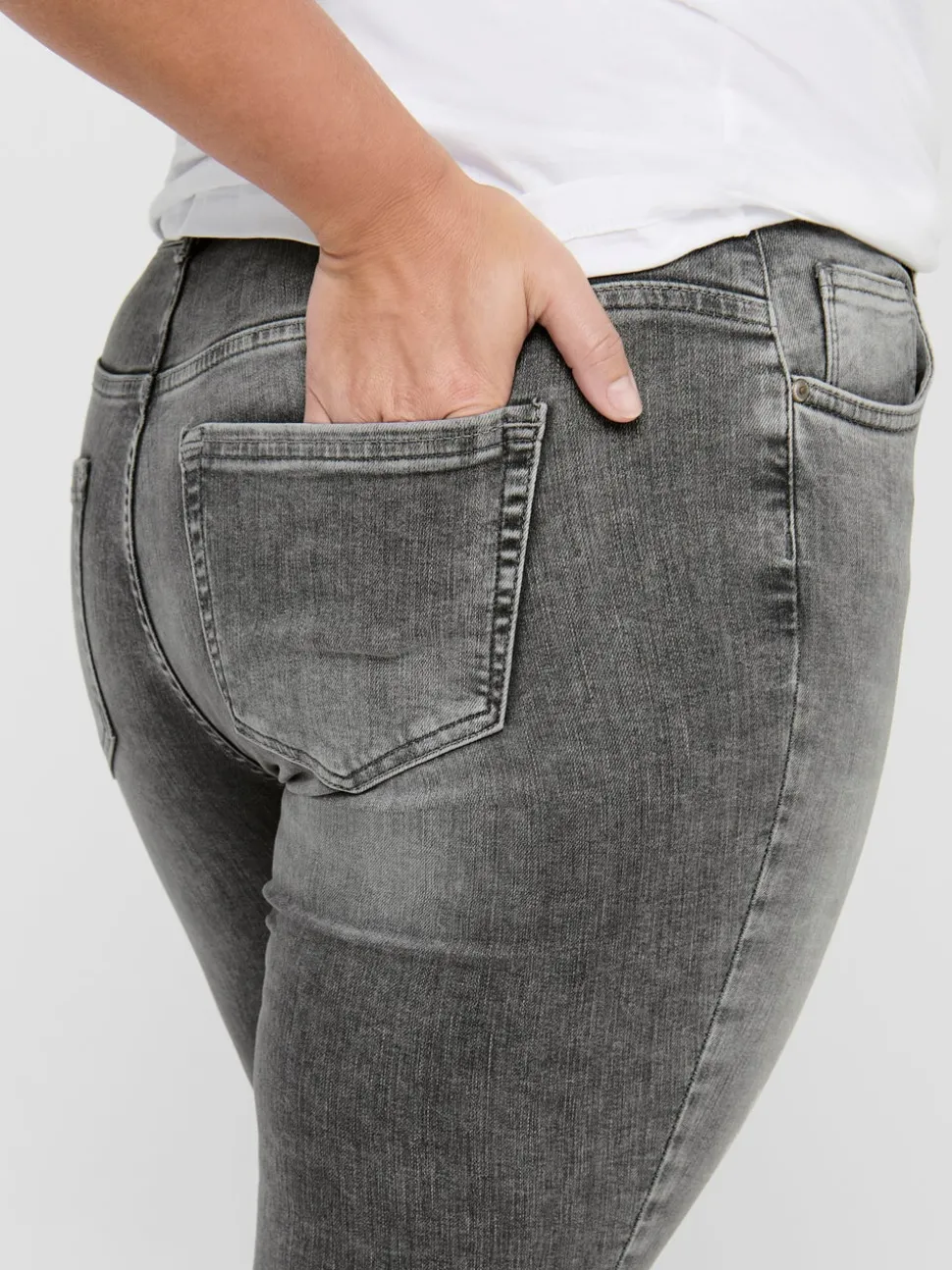 CARWILLY Normal midja Skinny Fit Ankellängd Jeans