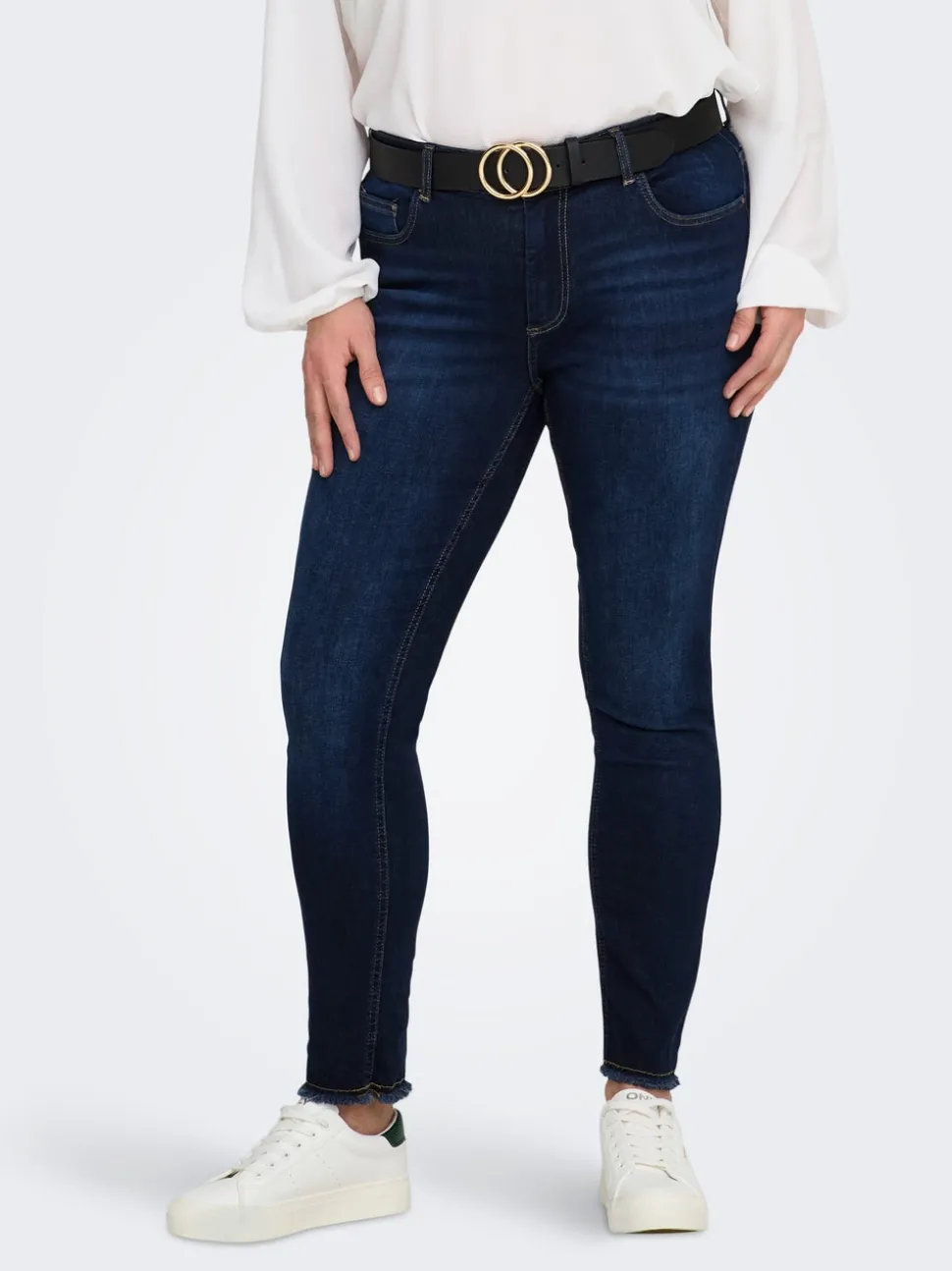 CARWILLY Normal midja Skinny Fit Ankellängd Jeans