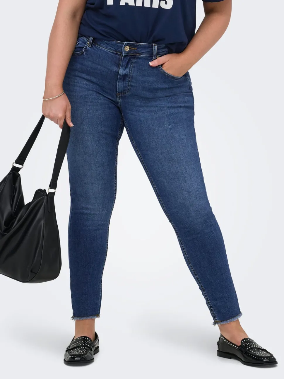 CARWILLY Skinny Fit Ankellängd Jeans