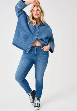 CARWILLY Skinny Fit Ankellängd Jeans