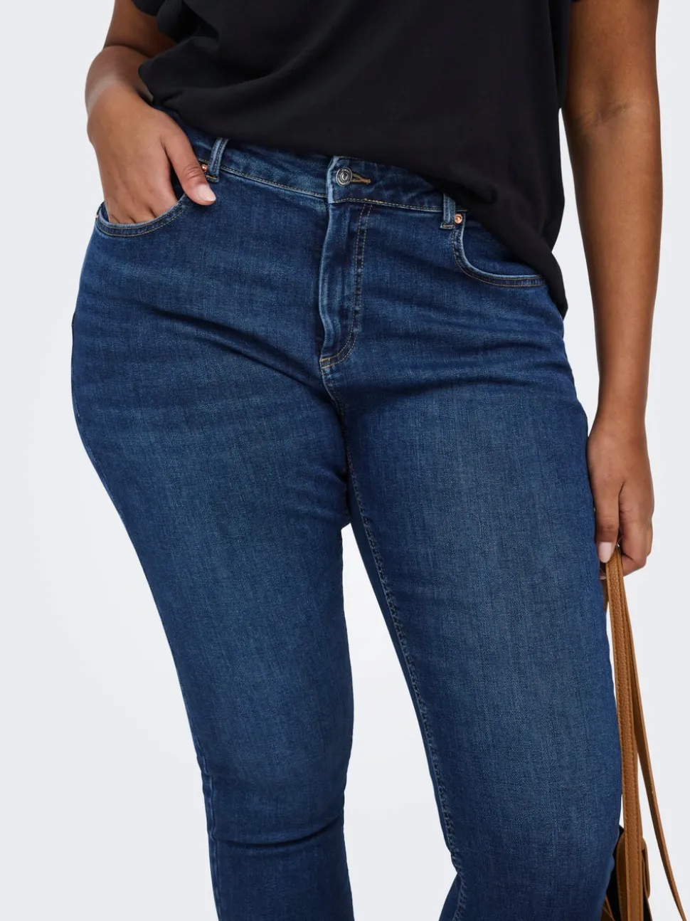 CARWILLY Skinny Fit Ankellängd Jeans