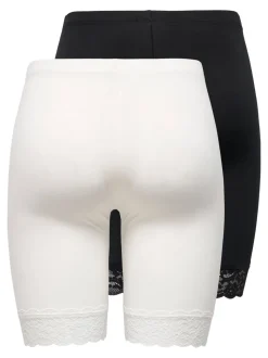 JDYAVA Åtsittande passform 2-pack Bikershorts
