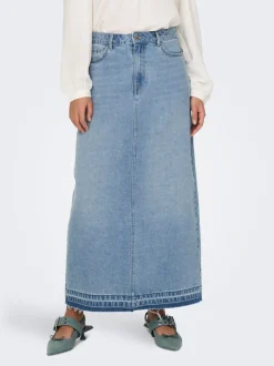 JDYBELLA Denim Jeanskjol Lång kjol