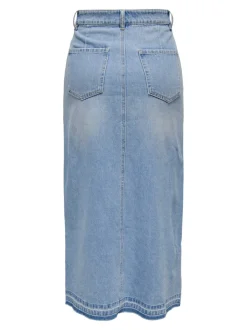 JDYBELLA Denim Jeanskjol Midikjol