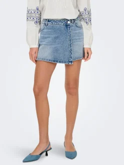 JDYBELLA Medelhög midja Normal passform Skorts