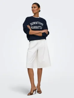 JDYBIANCA Hög midja Normal passform Bermudashorts