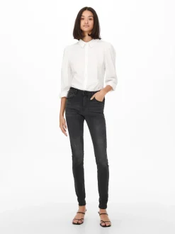 JDYBLUME Medelhög midja Skinny Fit Jeans