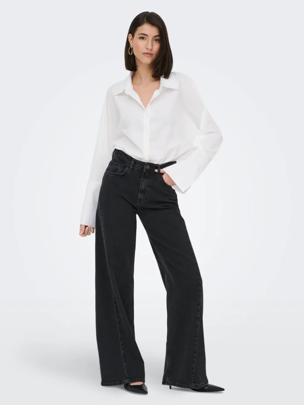 JDYCARINA Hög midja Vida ben Jeans