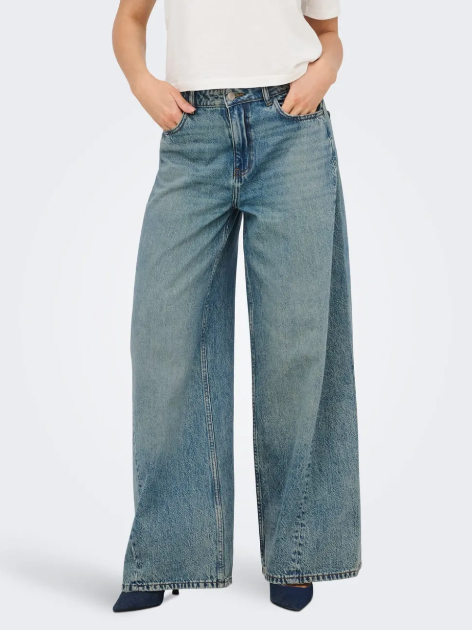 JDYCARINA Hög midja Vida ben Jeans