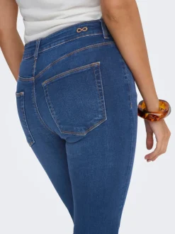 JDYFINA Medelhög midja Rak passform Jeans