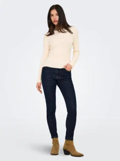 JDYFINA Medelhög midja Skinny Fit Ankellängd Jeans