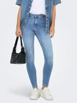 JDYFINA Medelhög midja Skinny Fit Ankellängd Jeans