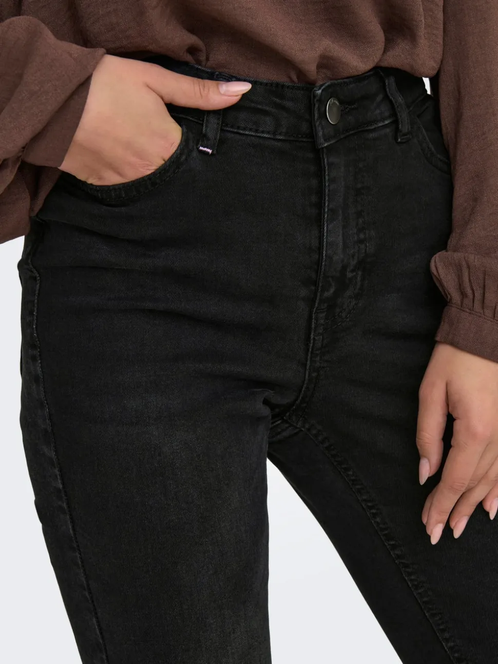 JDYFINA Medelhög midja Skinny Fit Ankellängd Jeans