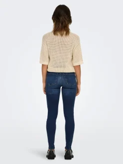 JDYFINA Medelhög midja Skinny Fit Ankellängd Jeans